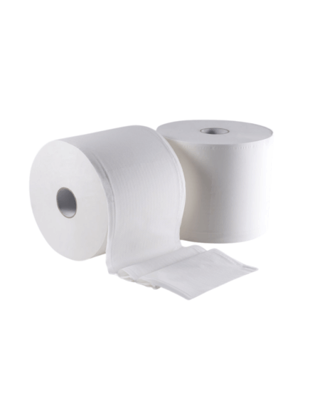 BOBINA CARTA IN PURA CELLULOSA 800 STRAPPI CONF.2 ROTOLI 2 VELI